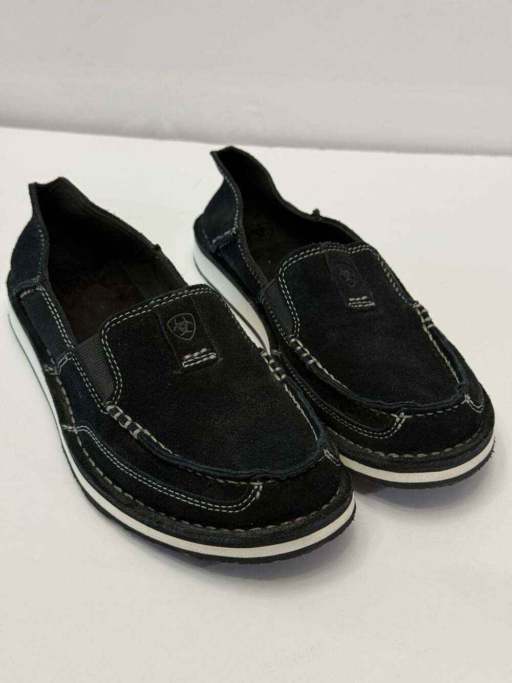 Ariat Women's Black Suede Cruiser Slip-On Shoes